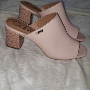 Calvin Klein light pink heels